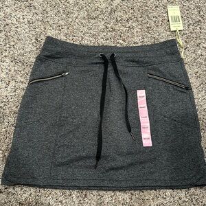 Tangerine Charcoal Heather Skort